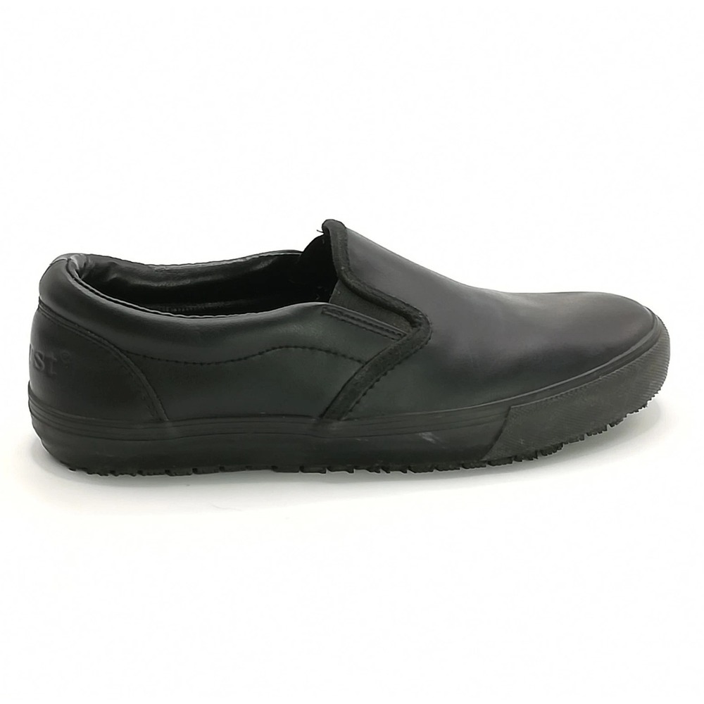 Laforst Shoes Womens Sneaker Cindy Black Slip Resistant Leather Work Slip On 6.5